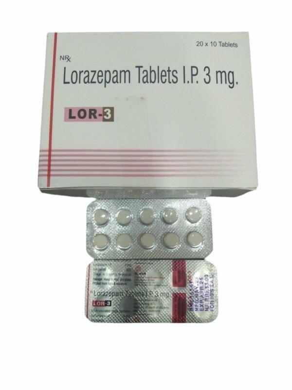 Lorazepam  3mg